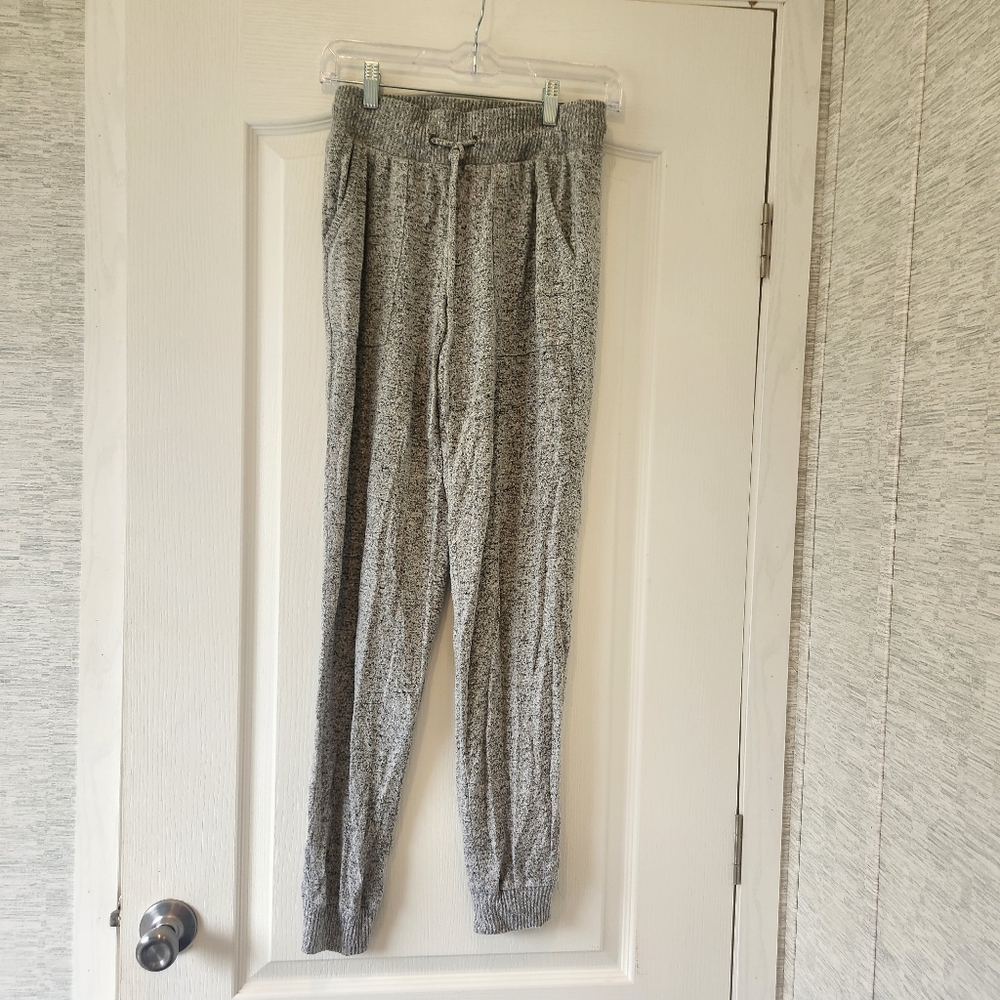 Gray Patterned Jogger Pants